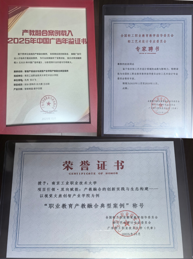 获奖证书